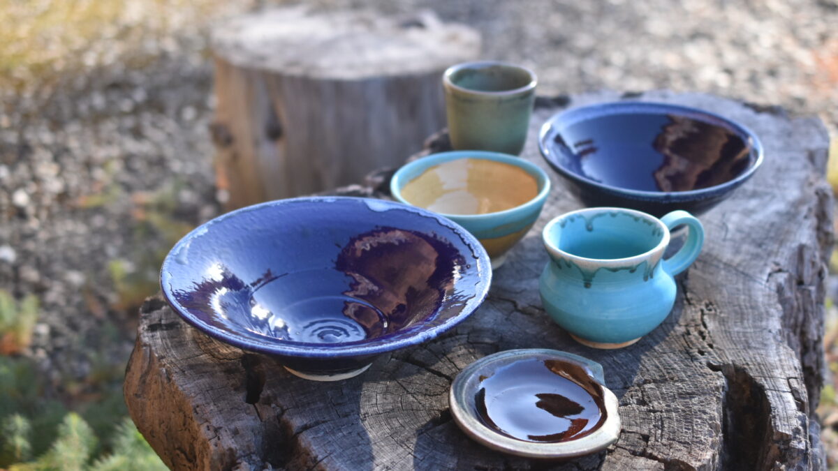 陶芸体験のお客様の作品